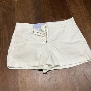 J Crew White Chino Shorts